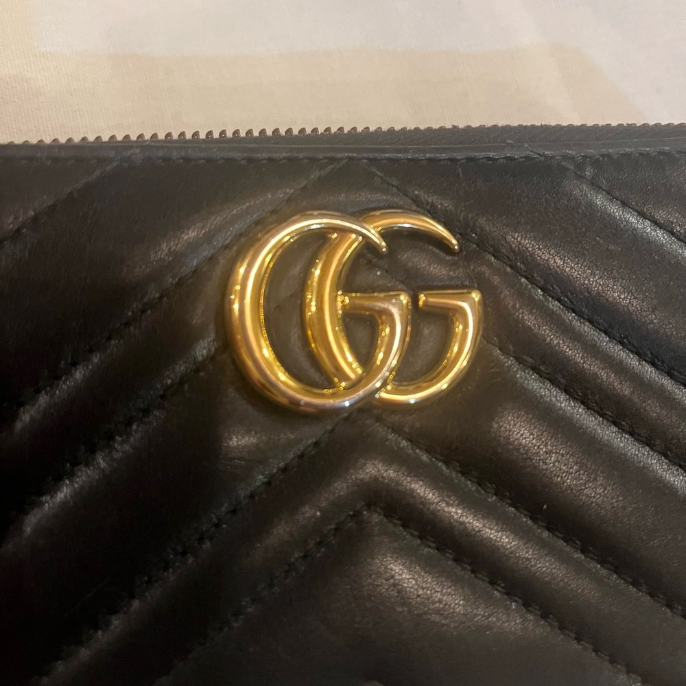 Gucci Marmont Calfskin Matelasse Zippy Wallet 🔥 - Picture 8 of 12